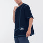 Oversized stitched t-shirt