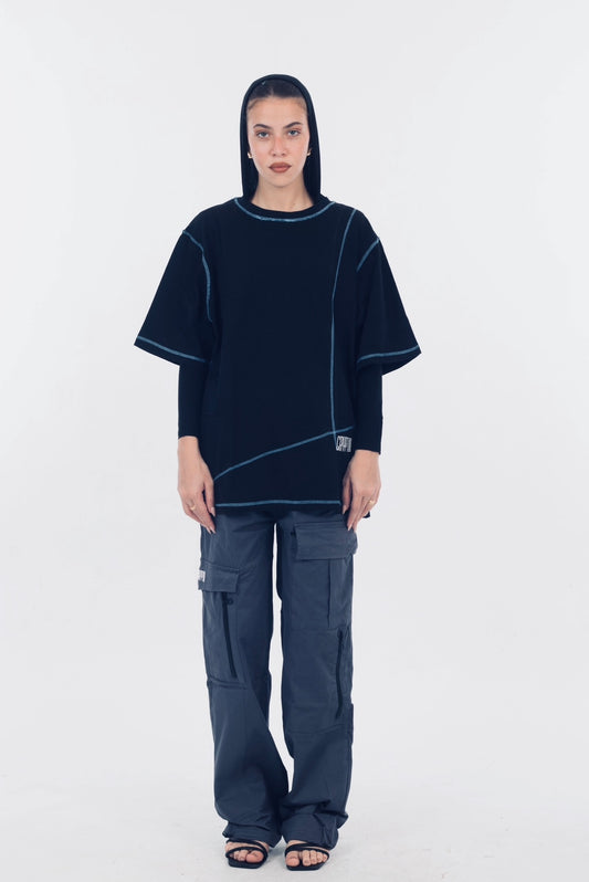 Oversized stitched t-shirt